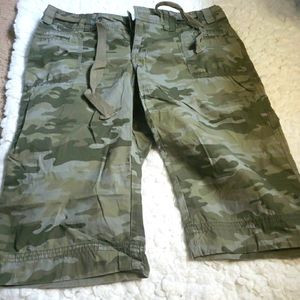 Camo Cargo Capris